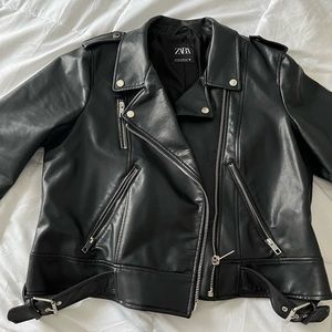 Zara Faux Leather Jacket